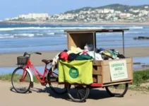 Projeto ecológico com triciclos