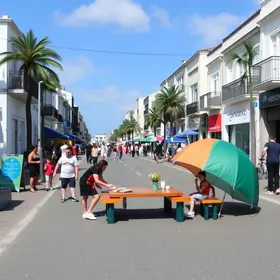 Rua de Lazer em São Vicente