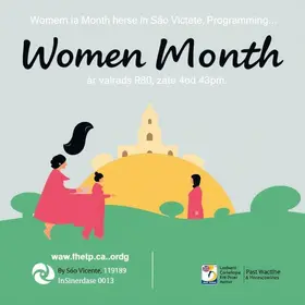 programação do Mês da Mulher