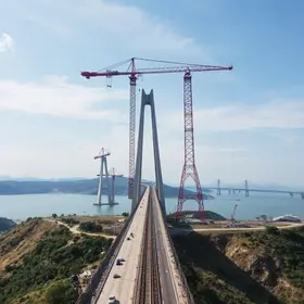 obra do VLT na Ponte dos Barreiros