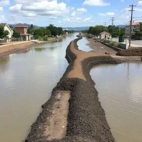 desassoreamento de canais