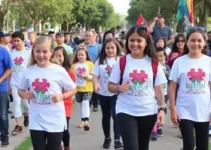 Caminhada de Conscientização do Autismo