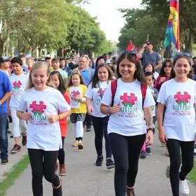 Caminhada de Conscientização do Autismo