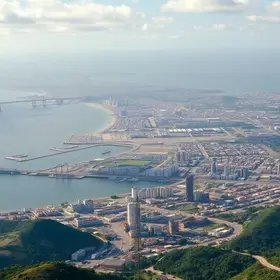 São Vicente atividades portuárias e industriais