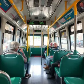 transporte gratuito em São Vicente