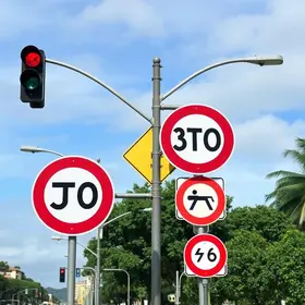 sinalização viária