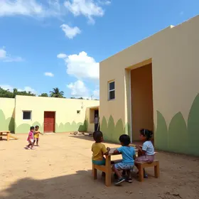 nova creche São Vicente
