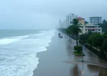 chuva em Santos