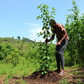 Plantio de árvores Itararé