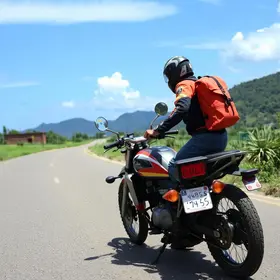 motociclistas trabalhadores