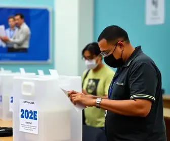 apuração ao vivo dos votos em São Vicente