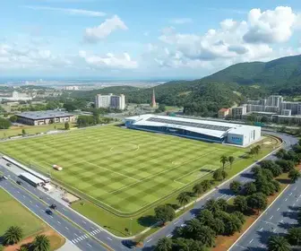 novo CT do Santos