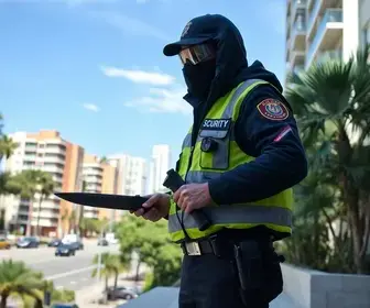 porteiro atacado